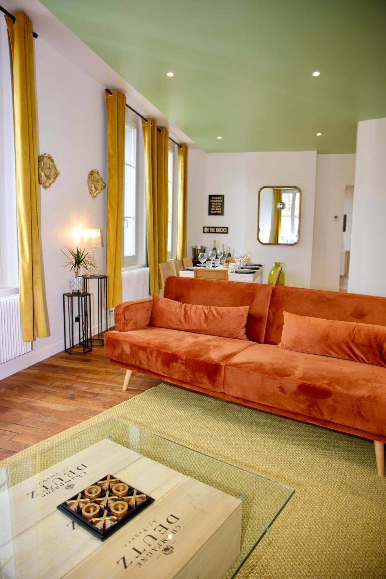 Au Coeur Du Boulingrin Apartment Reims Luaran gambar