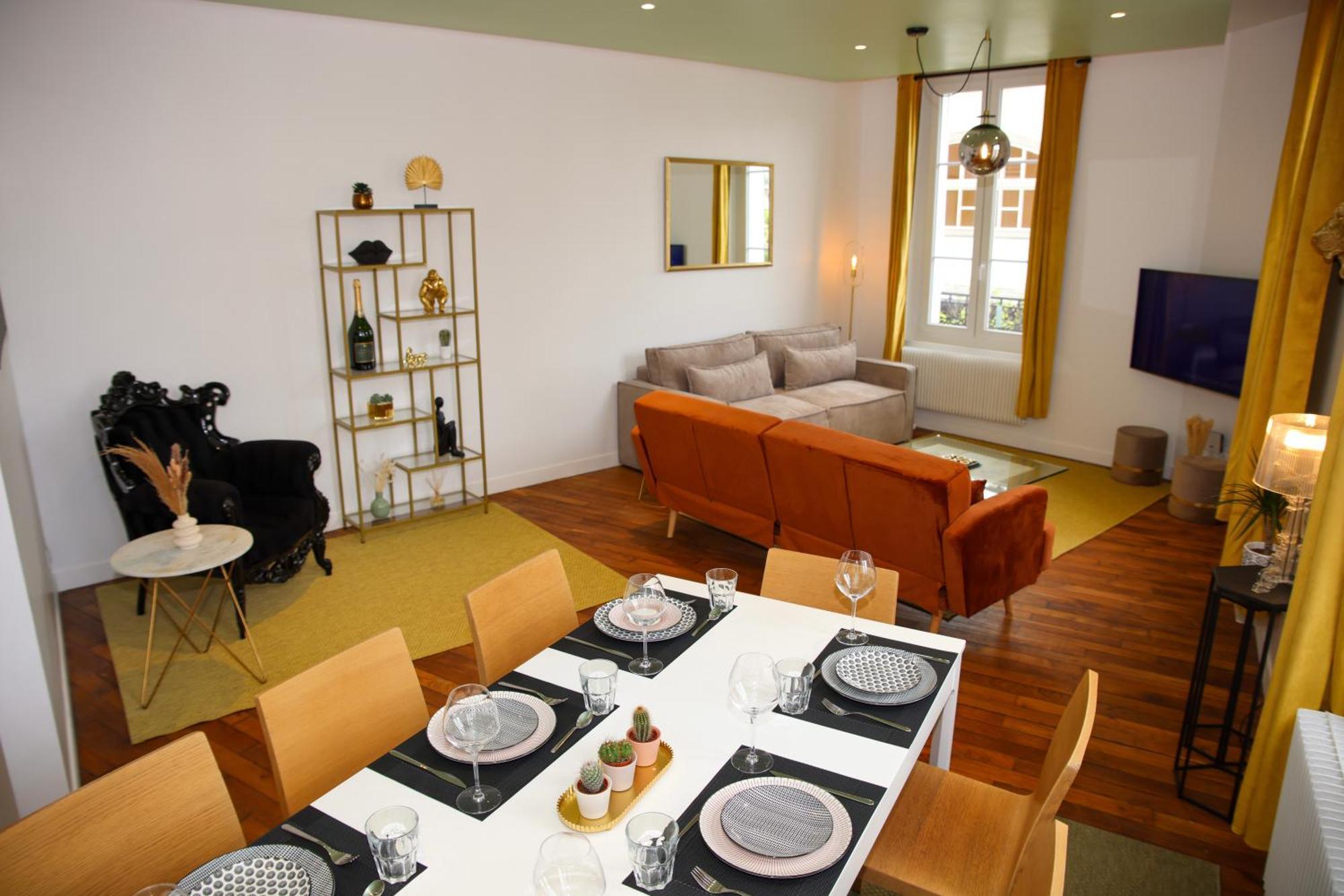 Au Coeur Du Boulingrin Apartment Reims Luaran gambar